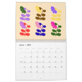 2026 Flower Art Calendar カレンダー (3月 2027)