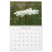 2026 Flower Blessings Wall Calendar カレンダー (2月 2027)