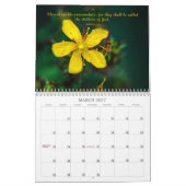 2026 Flower Blessings Wall Calendar カレンダー (3月 2027)