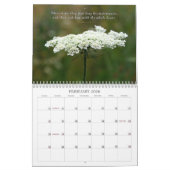 2026 Flower Blessings Wall Calendar カレンダー (2月 2026)