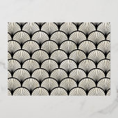 2026 Foil Typography Geometric Grad Announcement 箔招待状 (裏面)