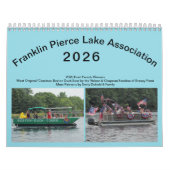 2026 Franklin Pierce Lake Calendar カレンダー (カバー)