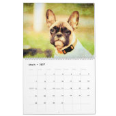 2026 French Bulldog Dog Mama Frenchie Lovers Gift カレンダー (3月 2027)