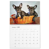 2026 French Bulldog Dog Mama Frenchie Lovers Gift カレンダー (1月 2027)