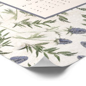 2026 Full Year Calendar Thistle ポスター (角)