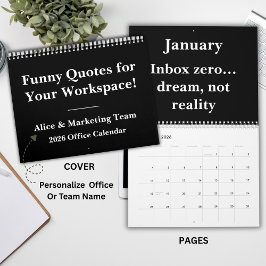 2026 Funny Office Desk Wall Calendar カレンダー