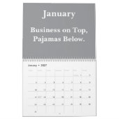 2026 Funny Office Remote Work Humor カレンダー (1月 2027)