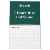 2026 Funny Office Sarcastic Quotes カレンダー (3月 2026)