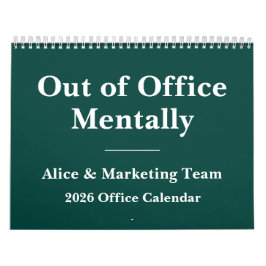 2026 Funny Office Sarcastic Quotes カレンダー