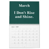2026 Funny Office Sarcastic Quotes カレンダー (3月 2027)