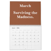 2026 Funny Office Year-Round Laughs カレンダー (3月 2026)