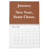 2026 Funny Office Year-Round Laughs カレンダー (1月 2026)