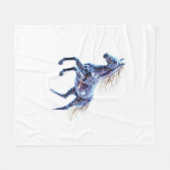 2026 Future Tech: Hyper-Realistic Crystal Cyber Ho フリースブランケット (正面(横))