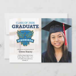 2026 FVHS Graduation Announcement w/ Photo (Light) 案内状