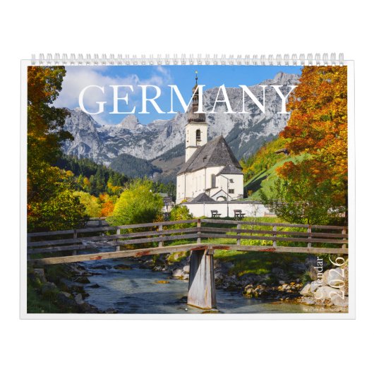 2026 Germany nature & landscape photography カレンダー (カバー)