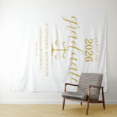 2026 Gold Graduate Law School Graduation Backdrop タペストリー (インサイチュ(横))