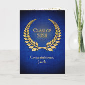 2026 Gold Graduation Laurel Wreath   カード (正面)