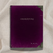 2026 Gothic Scholar Observations Ledger ノートブック