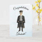 2026 Graduation Card for Guy カード (黄色い花)