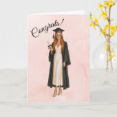 2026 Graduation Card for Her カード (黄色い花)