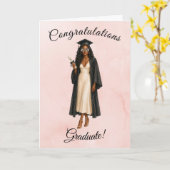 2026 Graduation Card for Her カード (黄色い花)