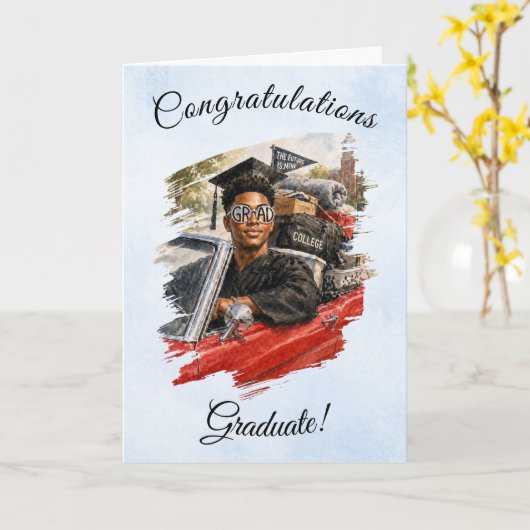 2026 Graduation Card for Him カード (黄色い花)