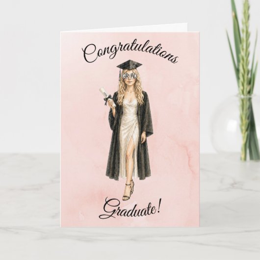 2026 Graduation Card Girl カード (正面)