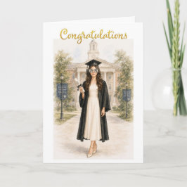 2026 Graduation Card Girl  カード