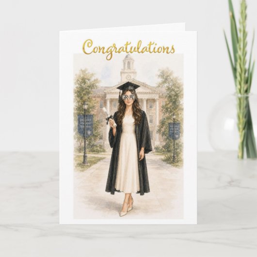 2026 Graduation Card Girl  カード (正面)