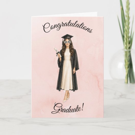 2026 Graduation Card Girl カード (正面)