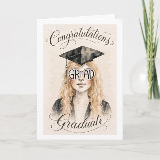2026 Graduation Card Girl  カード (正面)