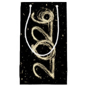 2026 Graduation Confetti and Sparkler スモールペーパーバッグ (正面)