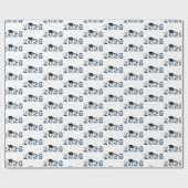 2026 Graduation Hats In Sky Text ラッピングペーパー (フラット)