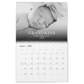 2026 Grandkids Make Life Grand Custom Photo カレンダー (3月 2027)