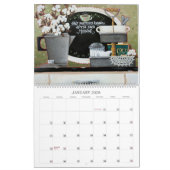 2026 Grow in Grace Inspirational Floral Calendar カレンダー (1月 2026)