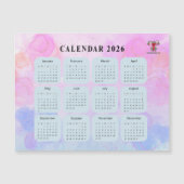 2026 Gynecology Calendar Magnet with Custom Logo (正面)