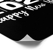 2026 Happy New Year Bold Numbers Celebration Party ポスター (角)