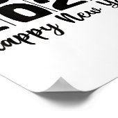 2026 Happy New Year Bold Numbers Celebration Party ポスター (角)