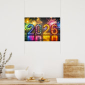 2026, Happy New Year Celebration, ポスター (キッチン)