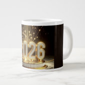 2026 Happy New Year Coffee Mug ジャンボコーヒーマグカップ (正面右)