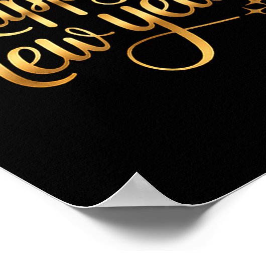 2026 Happy New Year Fireworks  ポスター (角)