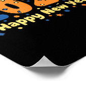 2026 Happy New Year Fireworks Celebration  ポスター (角)