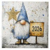 2026, Happy New Year, gnome, タイル (正面)