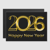 2026 Happy New Year in Bright Gold (正面/裏面)