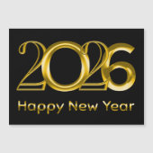 2026 Happy New Year in Bright Gold (正面)