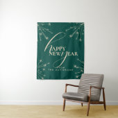 2026 Happy New Year Modern Festive Typography タペストリー (インサイチュ)