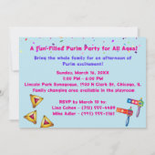 2026 Happy Purim Festival 招待状 (裏面)