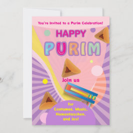 2026 Happy Purim Festival for All Ages 招待状