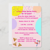 2026 Happy Purim Festival for All Ages 招待状 (裏面)