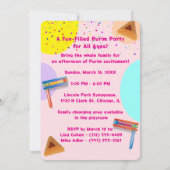 2026 Happy Purim Festival for All Ages 招待状 (裏面)